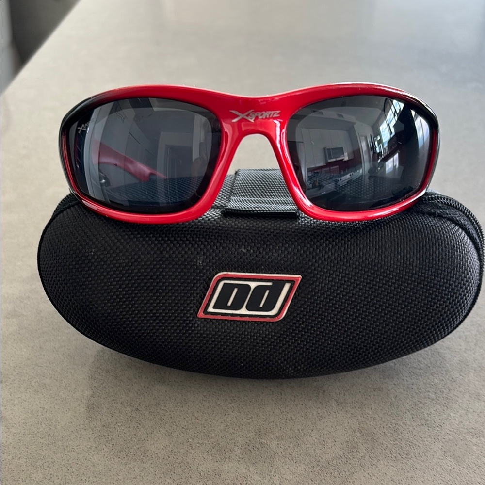 Red and Black Sunglasses
